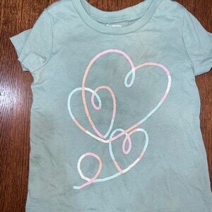 OshKosh B'gosh Kids Tee with Heart Swirl Design